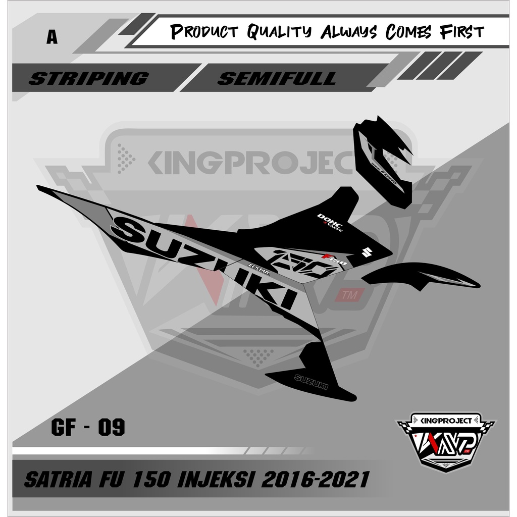 STRIPING SATRIA FU INJEKSI - FU FI VARIASI 150