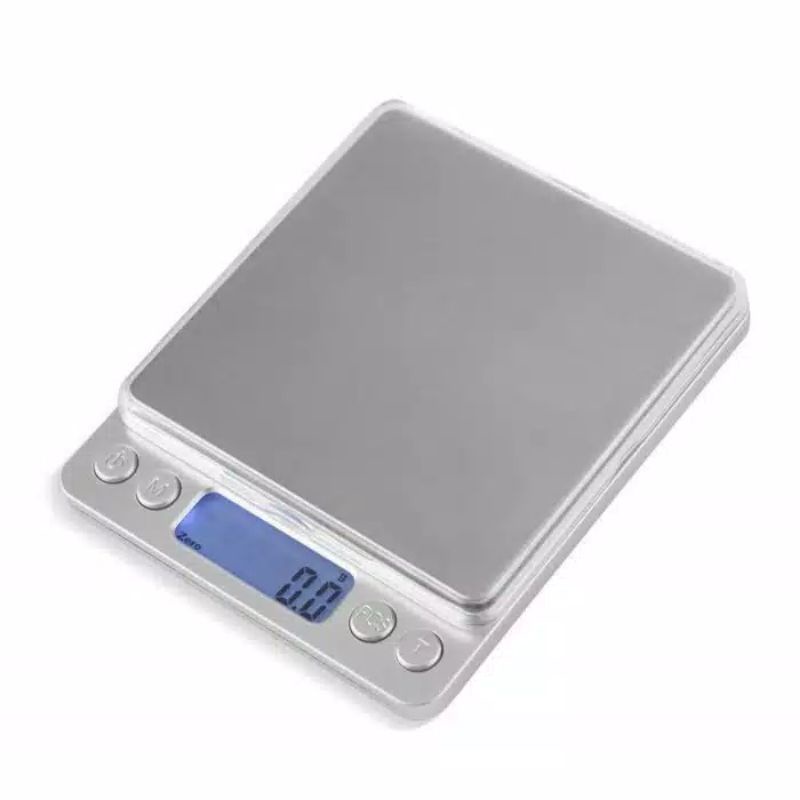 timbangan digital kopi emas bumbu dapur platform scale 2kg 0.1g akurat-silver