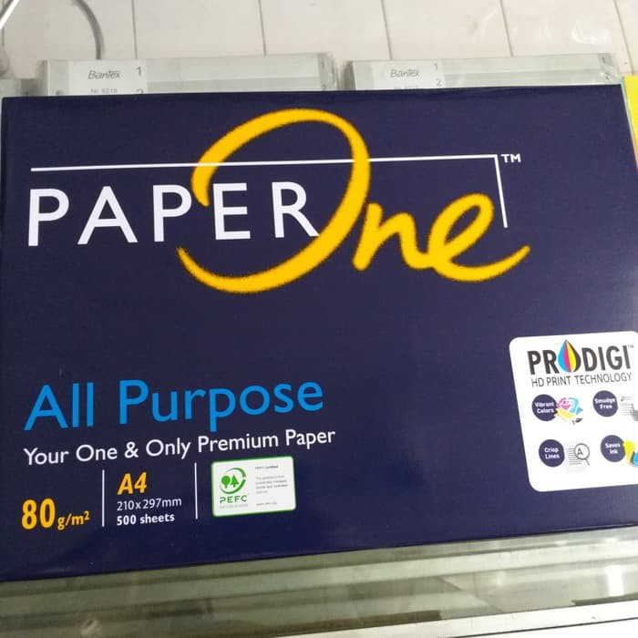 paper one a4 hvs 80g paperone kertas