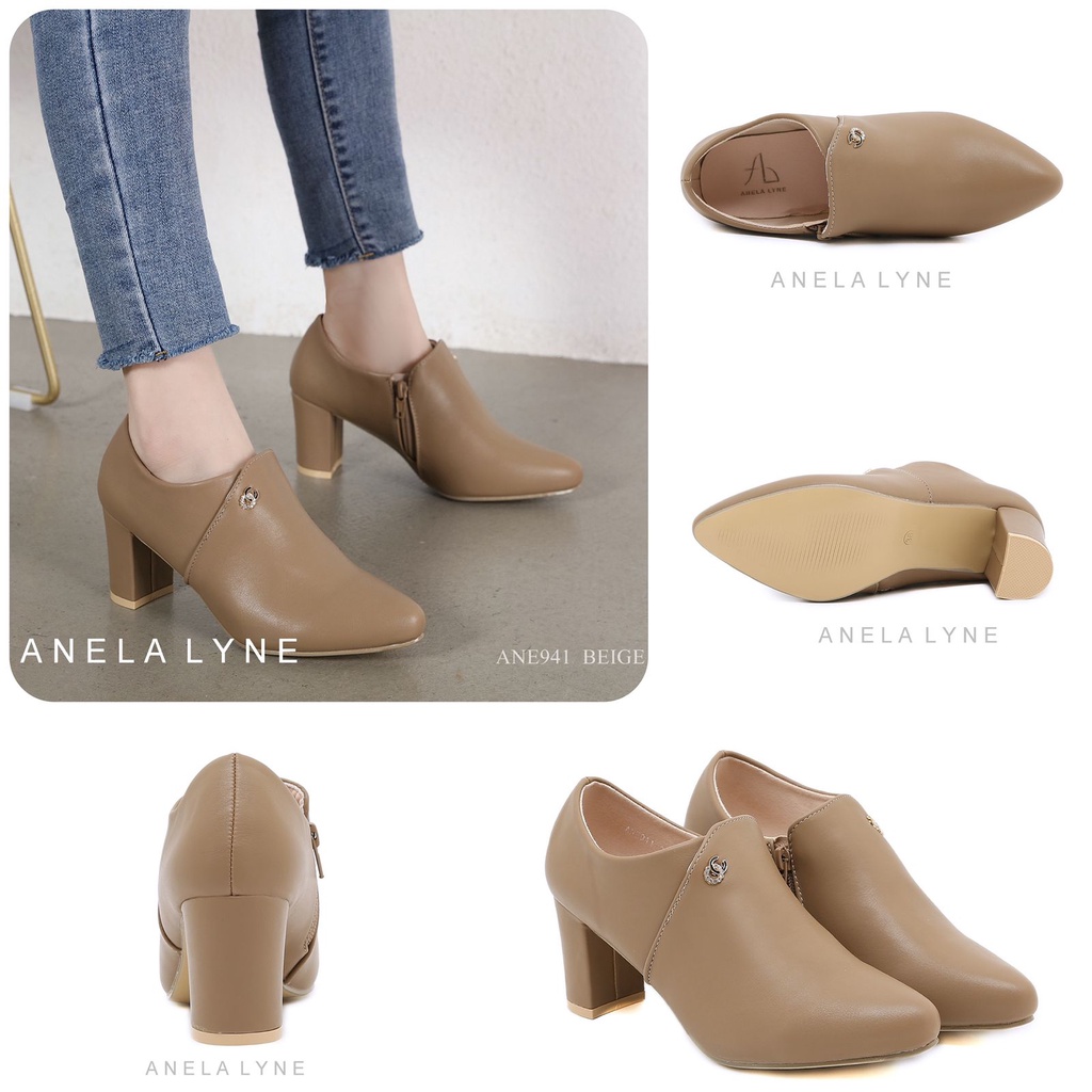 ANELA LYNE CLARE BOOTS HEELS SHOES ANE941 ORIGINAL