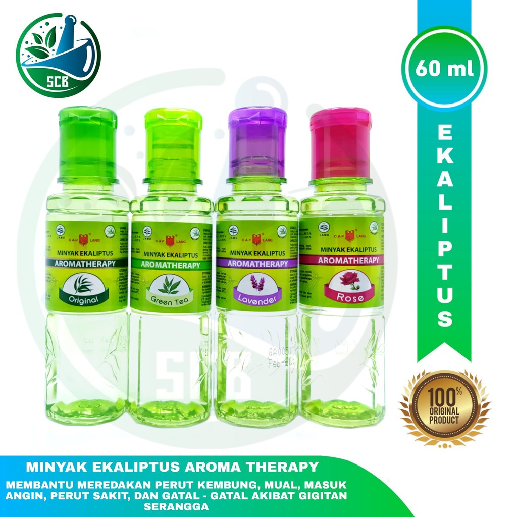 Cap Lang Minyak Kayu Putih - Ekaliptus Aromatherapy 60ml All Varian