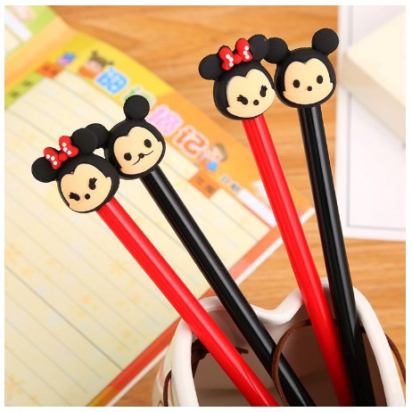 

PAKET PULPEN ISI 2 - Pulpen Karakter Mickey Minnie Mouse - Pen Bolpoin