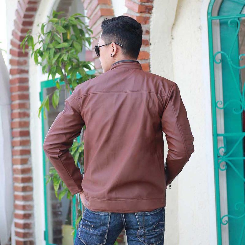 Jaket Kasual Pria Super Premium Original Jaket Motor Travelling Trendy Kulit