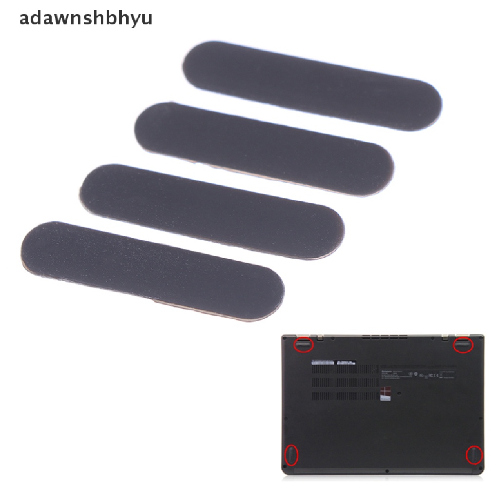 Adawnshbhyu 4pcs Pad Karet Laptop Untuk Lenovo Thinkpad yoga12 yoga s1 Bottom Shell Foot Pad