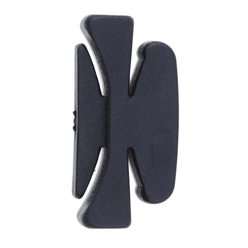 1pc Holder Pick Gitar Bahan Karet Warna Hitam