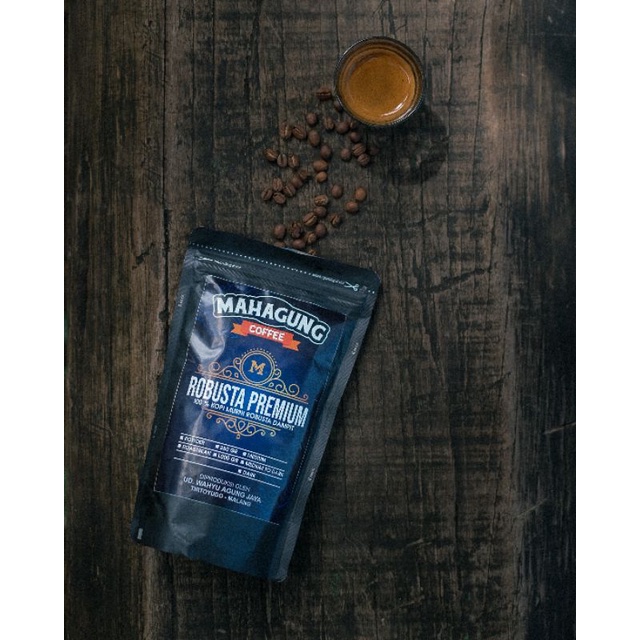 

Kopi Robusta Dampit Premium Biji sangrai / Bubuk 250gr