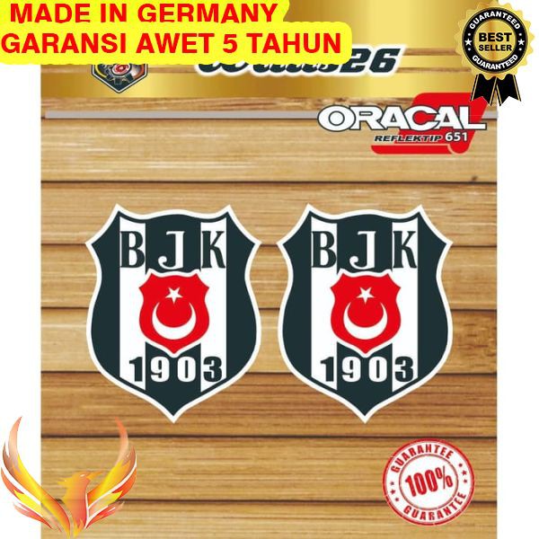 

TERMURAH Sticker Stiker Cutting Logo Club Sepak Bola Besiktas Tuki Phoenix Star