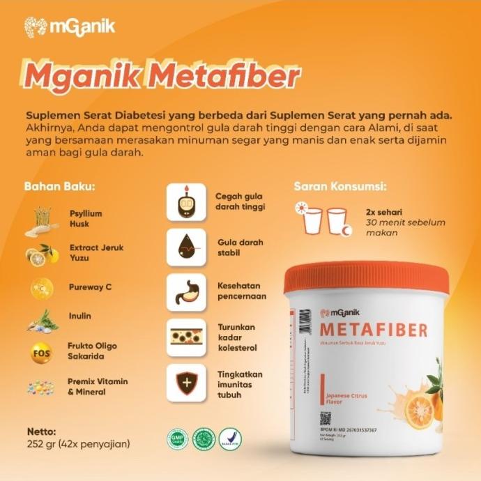 

Mganik M Ganik Multigrain 20 Sachet (500gr) & Metafiber Meta Fiber - Metafiber ---Terbaru---