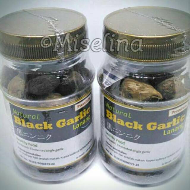 

Natural Black Garlic Lanang Premium by BPPT Berat 100 gr-Bawang Hitam Tunggal-Bawang Hitam Lanang