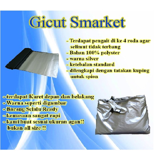 selimut sarung cover body mobil suzuki swift free pengikat ban