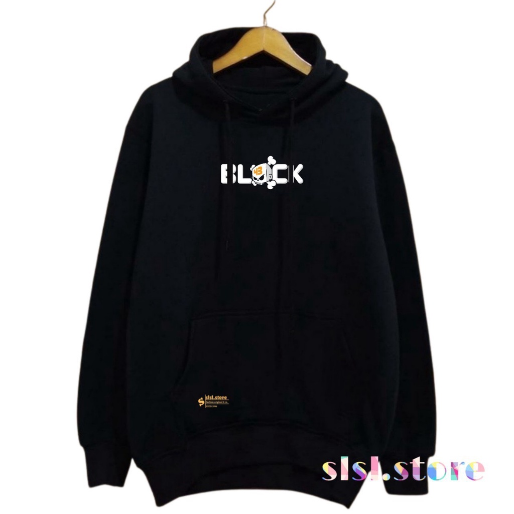 Sweater Hoodie Pria Aesthetic Premium Distro Flece Katun Suiter Hodie Authentic Jumper Kekinian Sablon List BLACK Original Warna Hijau Botol COD