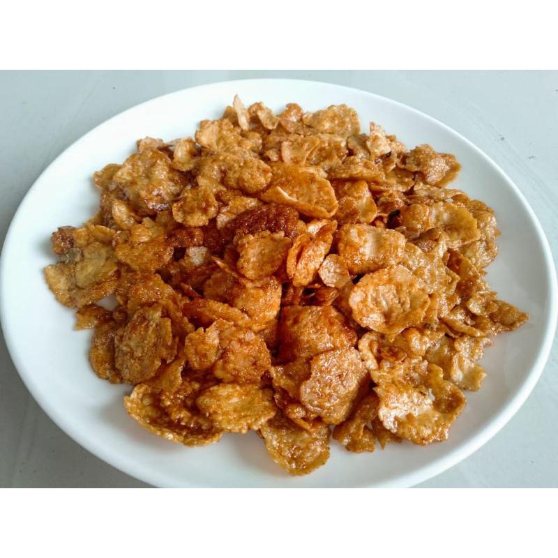 

emping mlinjo manis & pedas matang siap makan