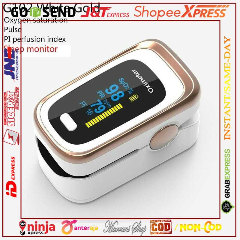 [PROMO BISA COD❤] JZIKI Alat Pengukur Detak Jantung Fingertip Pulse Oximeter - G101/G102