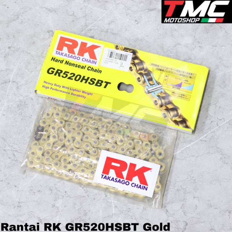 Jual Rantai RK Takasago Chain 520 HSBT ZX25R Ninja250 CBR250RR MT25 R25 ...