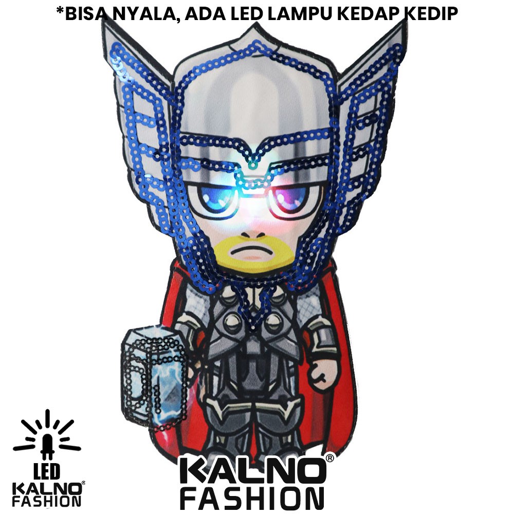 kaos baju anak THR 1 LED umur 1 - 7 tahun bisa nyala - THR KAOS LED KAOS NYALA