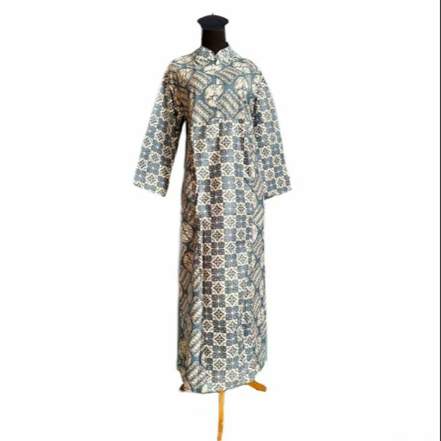 Gamis batik katun gaun pesta gamis muslimah dress batik seragam batik Jogja solo