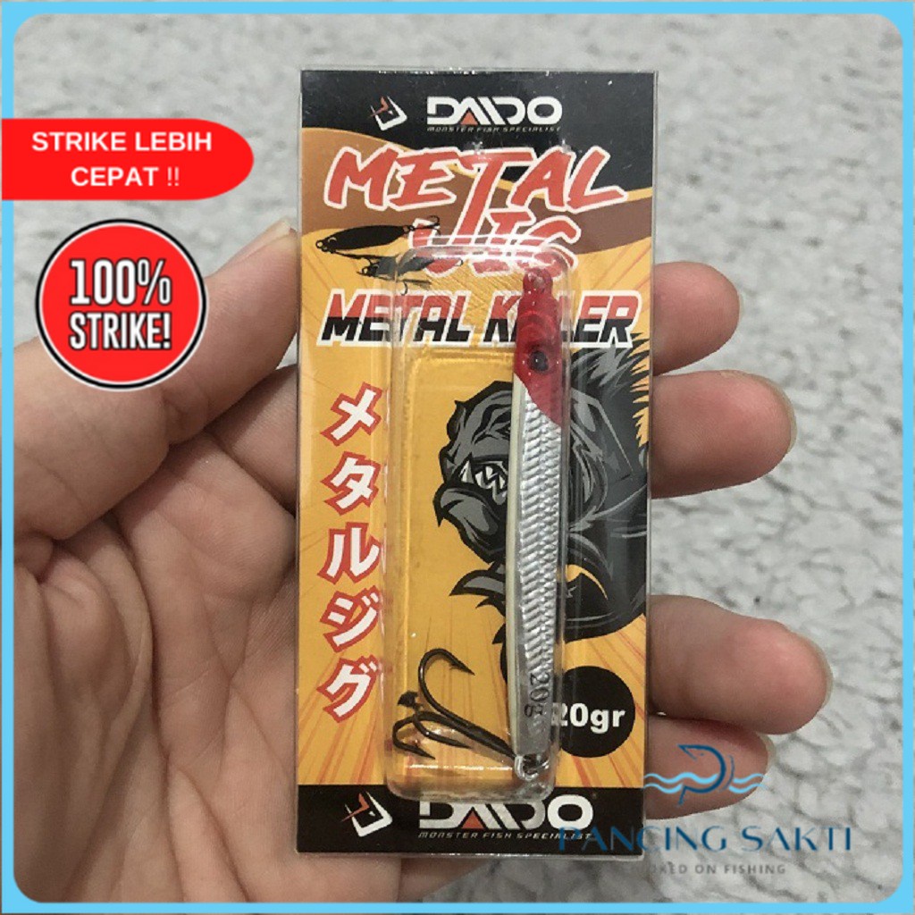 Umpan Pancing DAIDO Metal Jig Metal Killer 20 gram