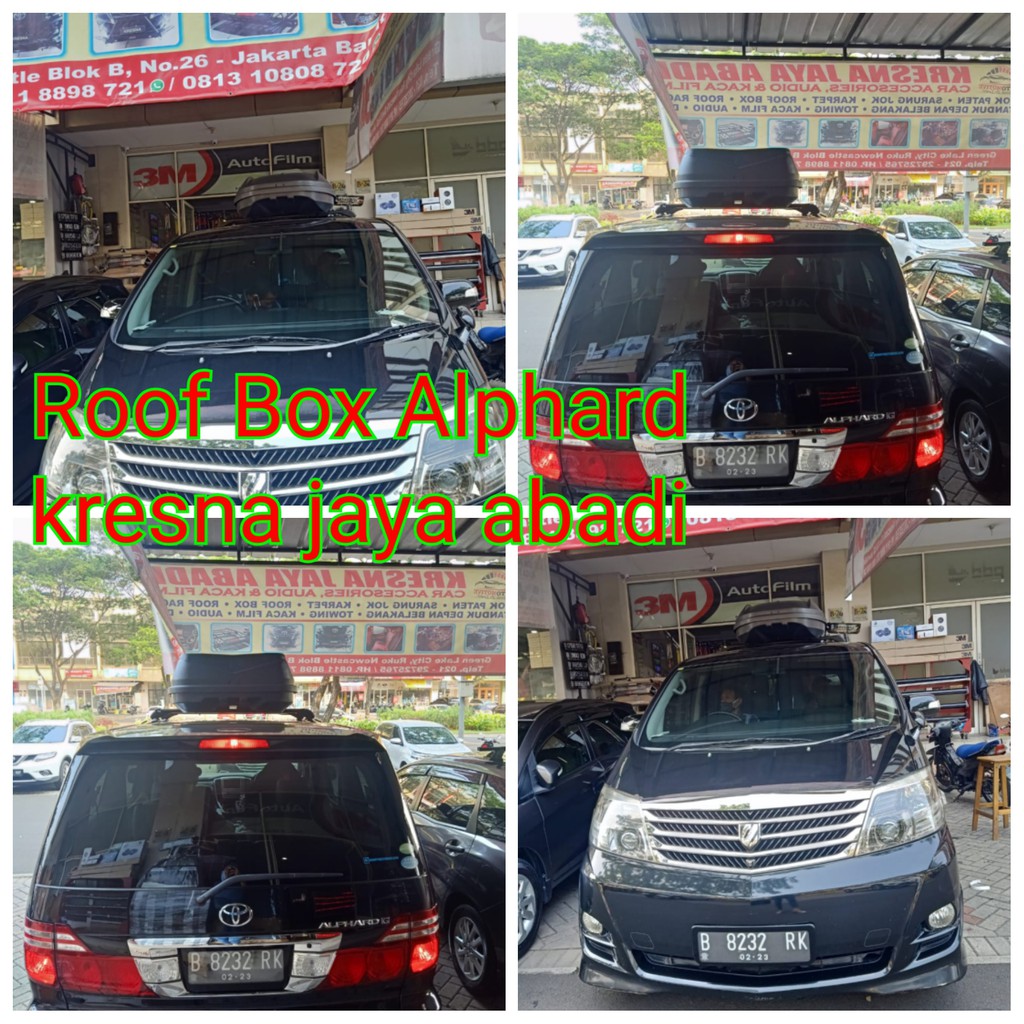 ROOF BOX ALPHARD / VELLFIRE DENGAN KAPASITAS BESAR