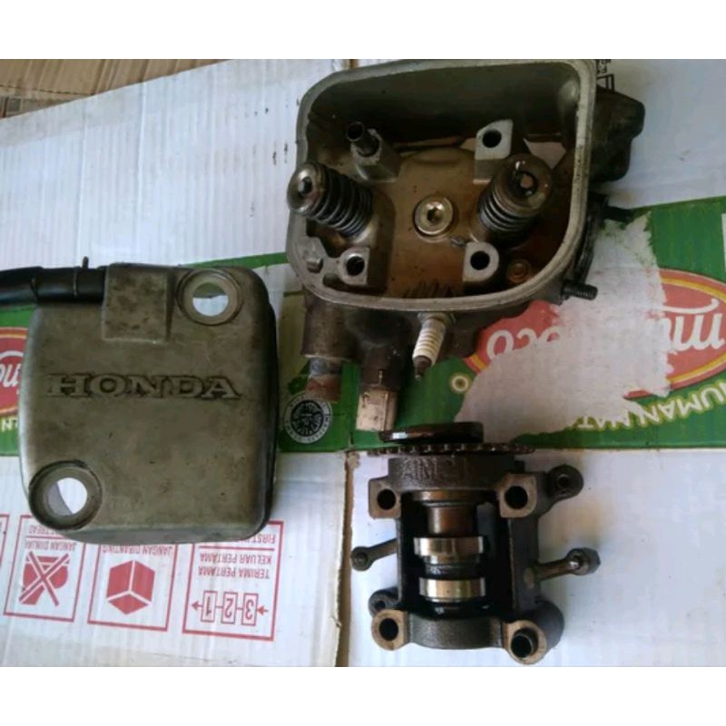 Block Head Block Kop Pala Busi Honda VARIO 110 Lama KARBU Origonal Copotan Motor