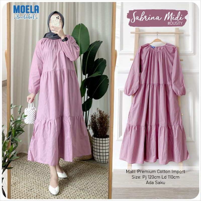 MIDI DRESS KATUN RAYON LD 110 cm MOTIF PREMIUM LONG TUNIK DRESS JUMBO SANSO SABRINA LUCIU TERBARU