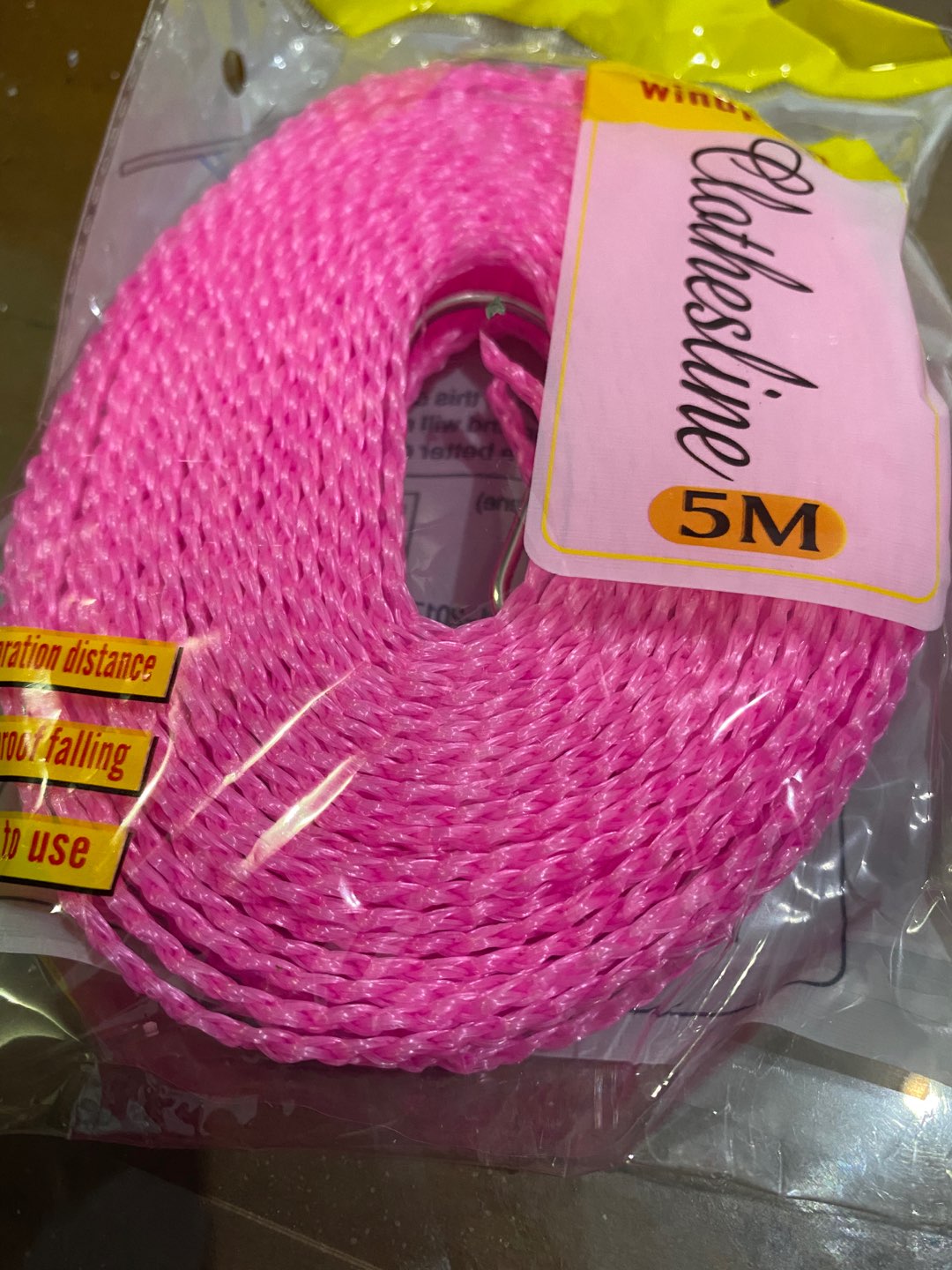 [ 1 Kg 12 Pcs ] Tali Jemuran Baju 5 Meter Praktis - Tali Tambang Jemuran Baju Pakaian Siap Pakai