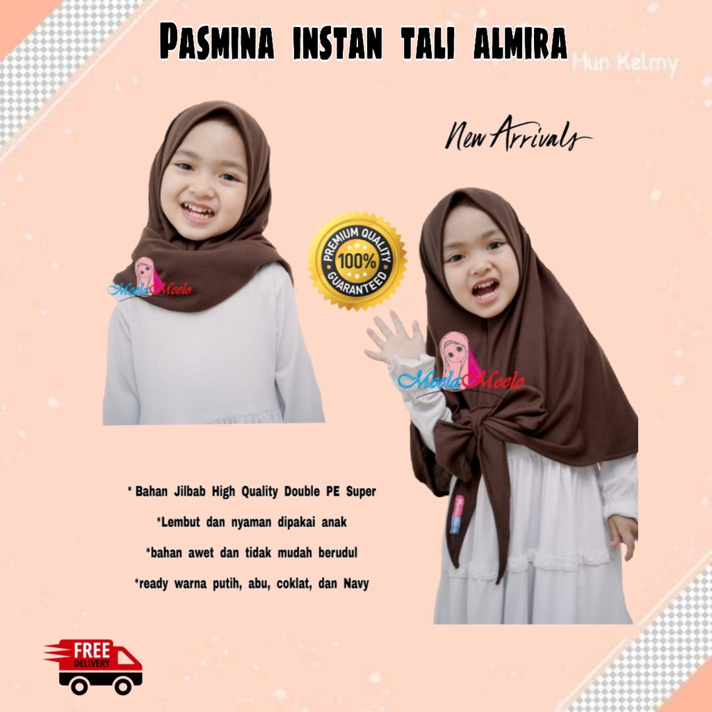 COD JILBAB PASHMINA AMIRA BAHAN DOUBLE PE KUALITAS PREMIUM | JILBAB SEKOLAH MURAH | KERUDUNG NGAJI