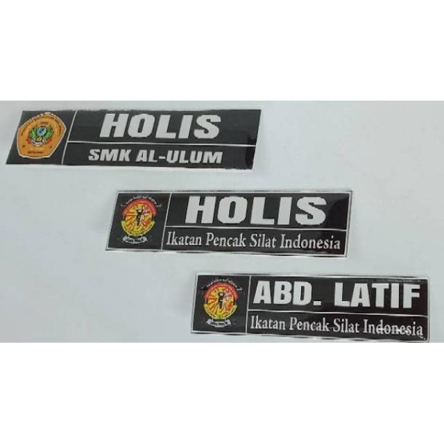 

Name Tag Akrilik Resin 8x2 cm