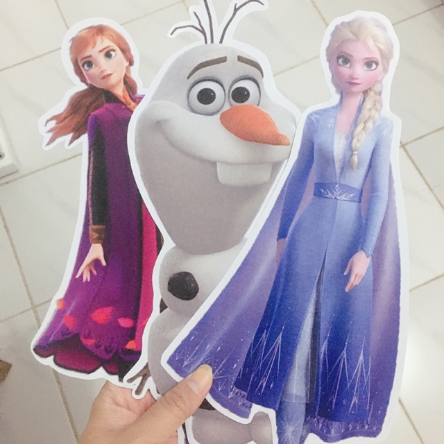 Frozen 2 karakter cake topper