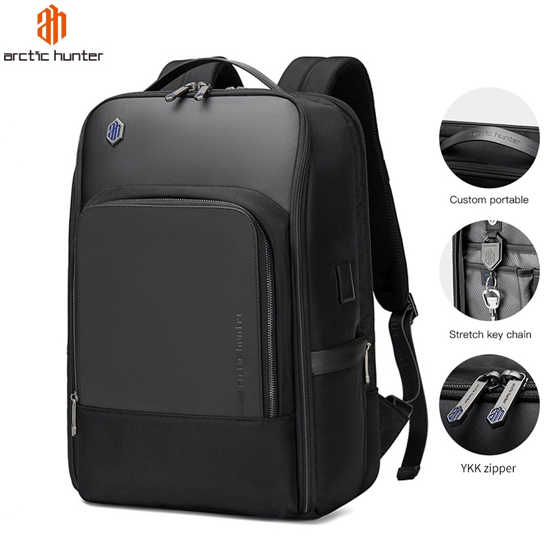 Tas Arctic Hunter B00403 Bag Backpack Pria Ransel Laptop 15.6 Inch USB