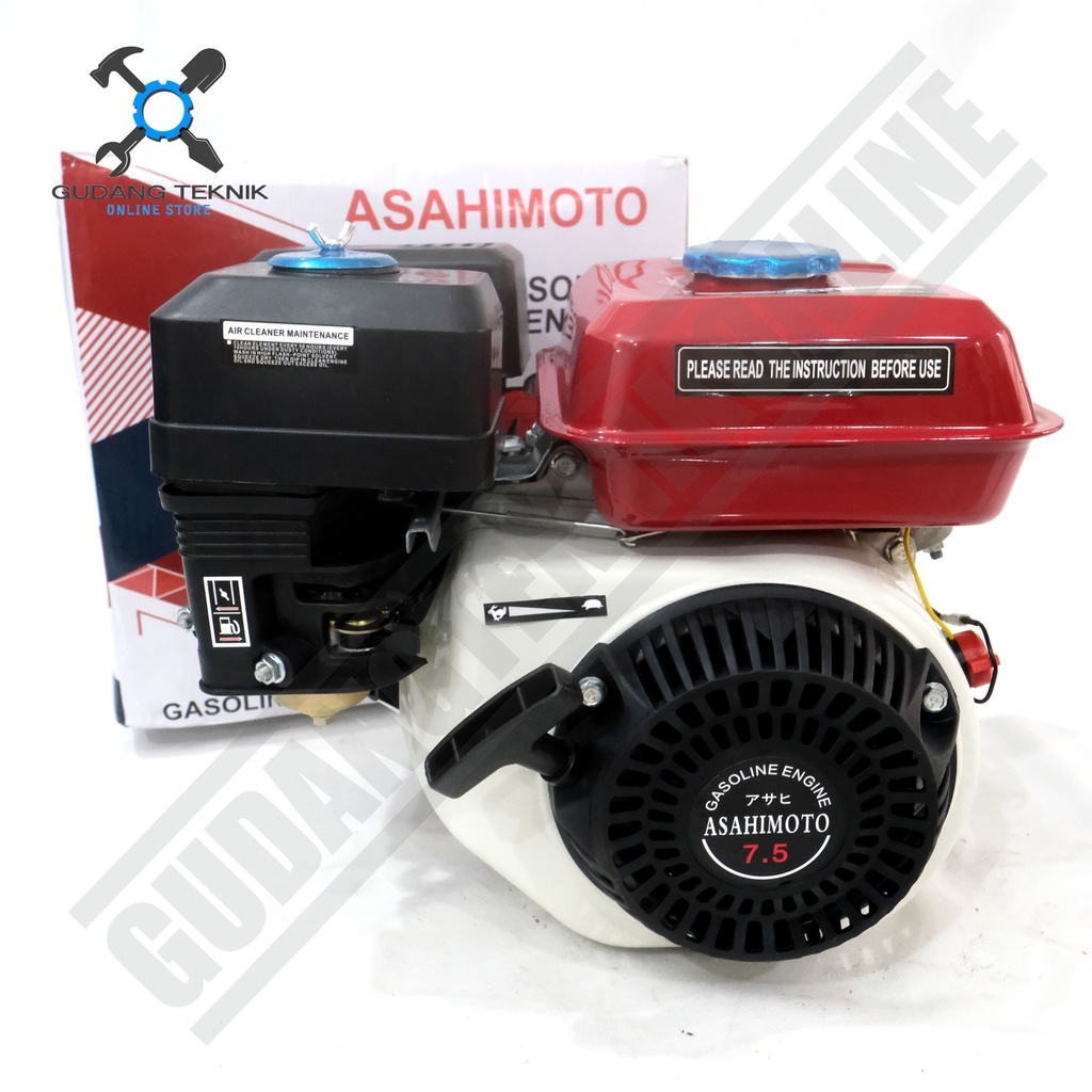 Engine ASAHIMOTO X ASAHITAKO AMX200 ATX200 7.5Hp / Mesin Penggerak AMX GX 200 7,5 Hp - Gasoline Bensin Engine ASAHIMOTO ASAHITAKO