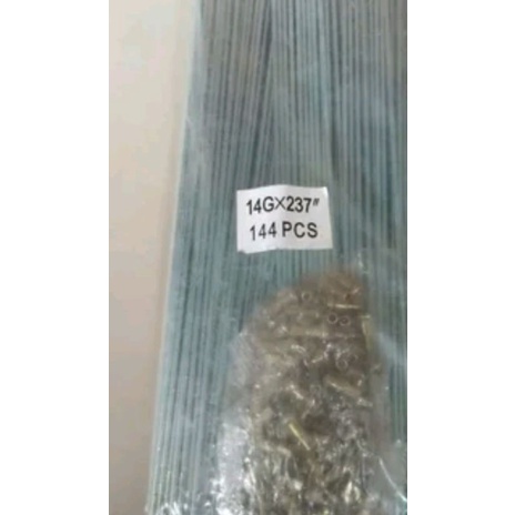 ruji 237 - jari jari 237 - ruji panjang 237 - ruji ukuran 24 - jari jari 24 - ruji sepeda 24