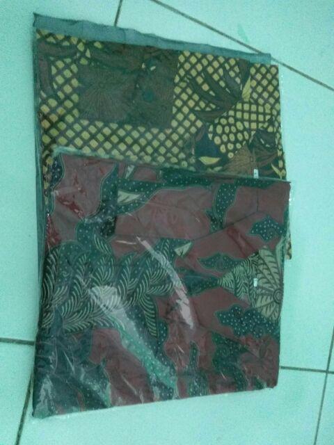 Kemeja Batik Pria Ppbtk07 Modern Lengan Peendek Casual Modis Trendy Masa Kini M L Xl Asli Pekalongan