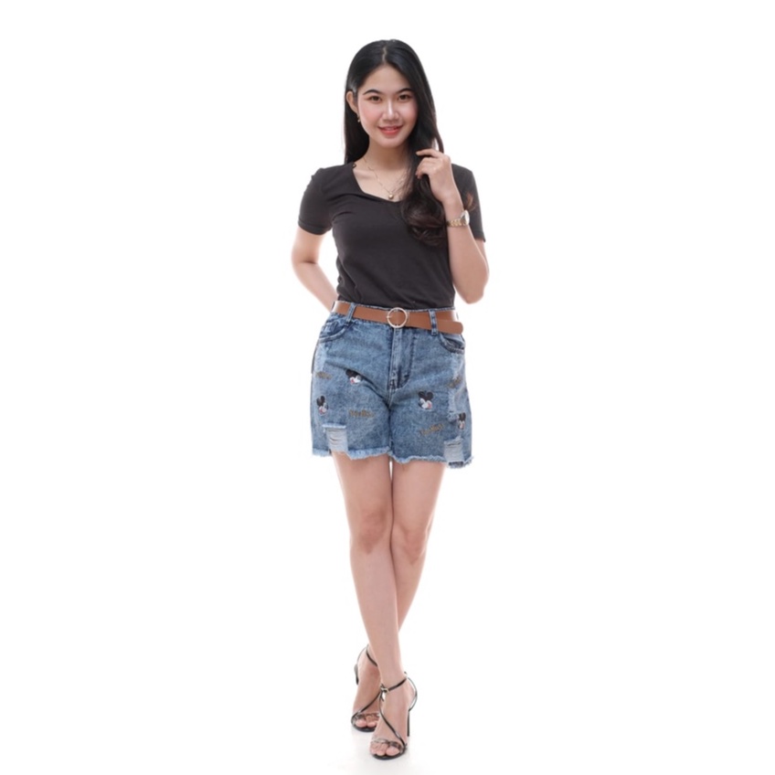 HOTPANS JEANS BORDIL MICKIMOUSE//HOTPANS SEXY WANITA TERBARU HOTPANS DEWASA