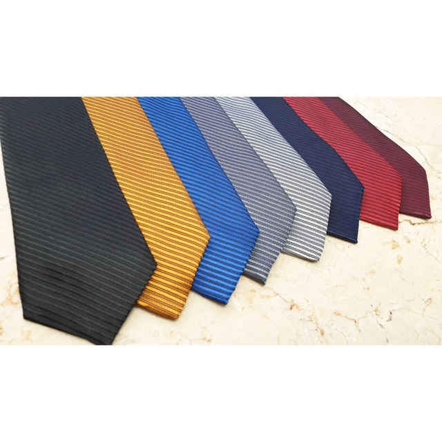 Dasi pria motif salur / dasi garis pria / dasi garis dewasa