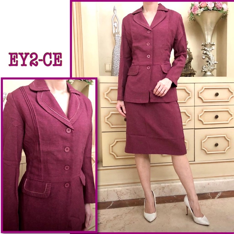 Setelan Blazer Wanita. Sale blazer wanita dan rok. blazer set rok wanita