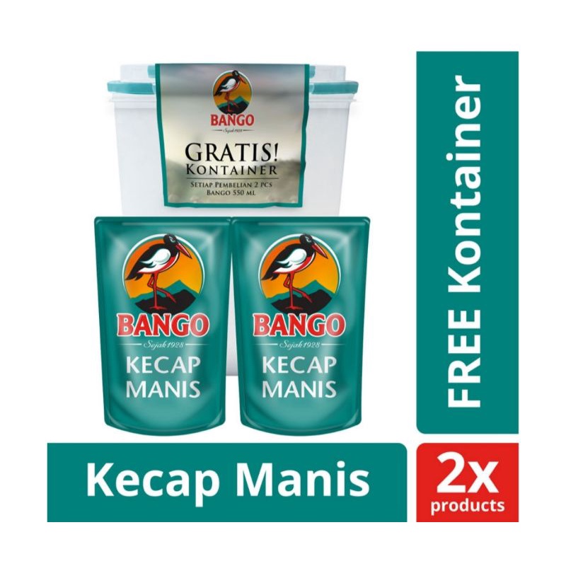 BANGO Kecap Manis Special Pack 2 x 550 ml