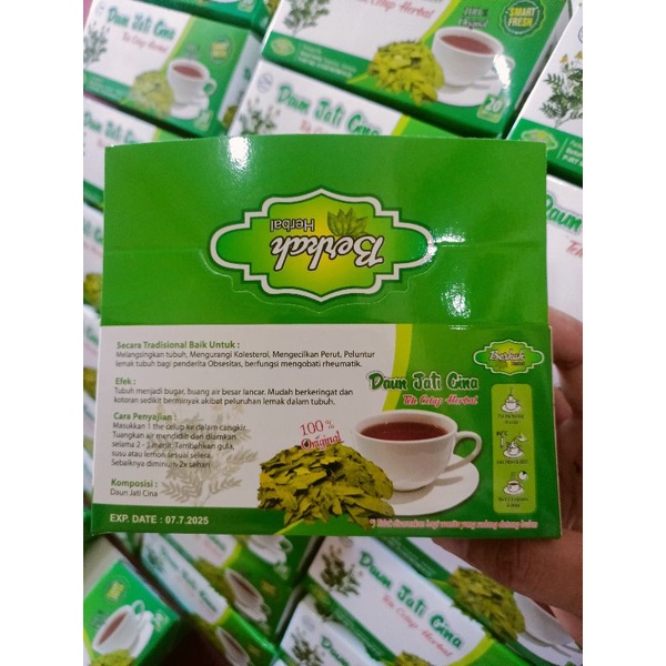 TEH DAUN JATI box PELANGSING - ORIGINAL BUANG LEMAK DAN KOLESTOROL