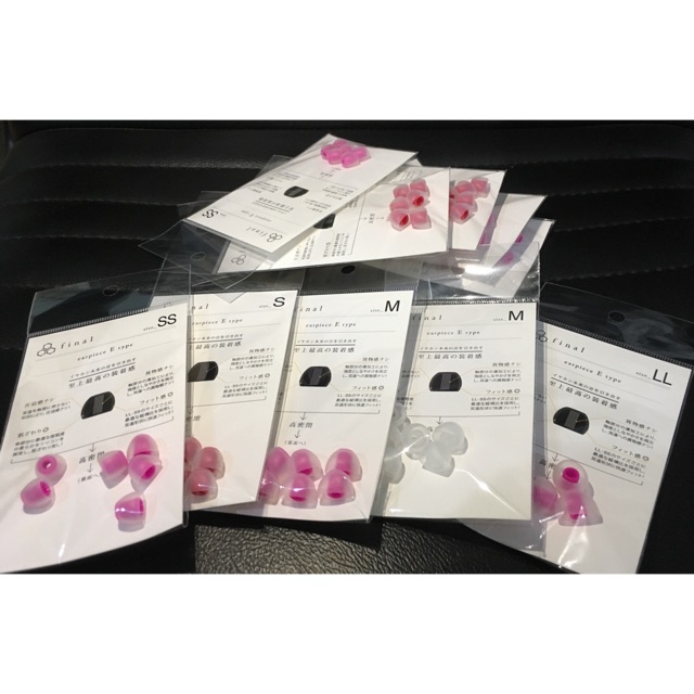Final Audio Eartips E Type size SS / S / M / L / LL Final Type E eartip