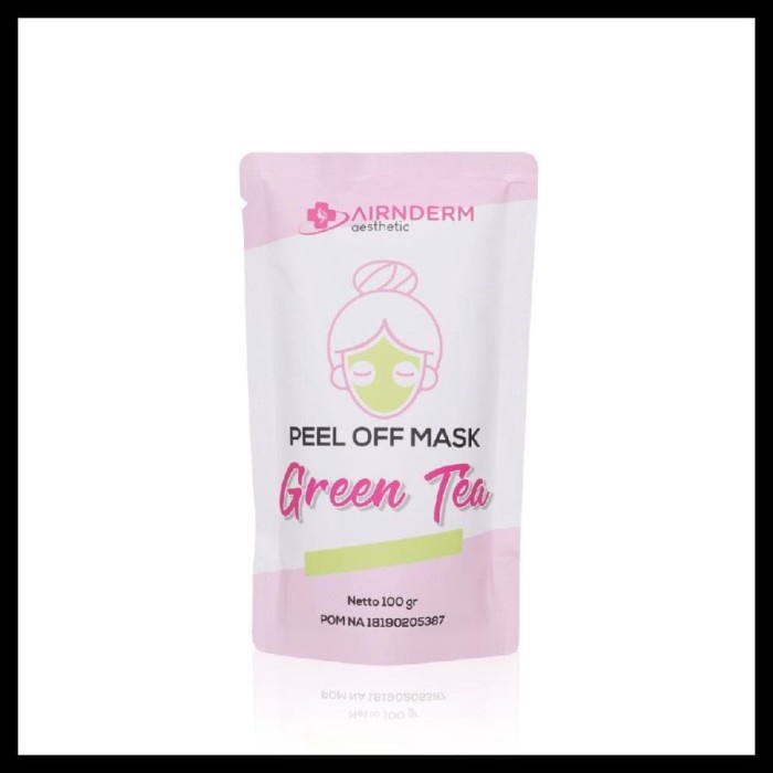 AIRIN PEEL OFF MASK GREENTEA -BPOM