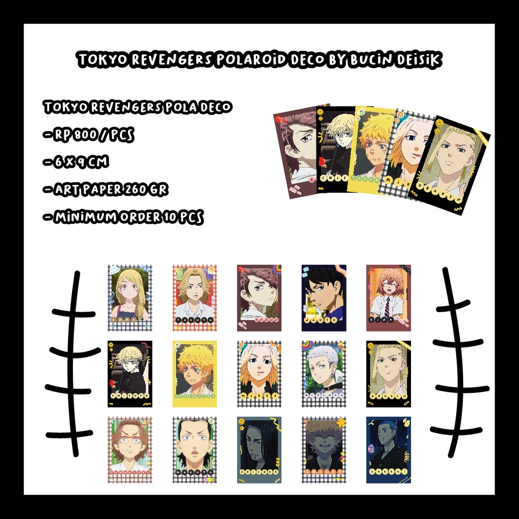 Polaroid Deco Anime Tokyo Revengers (Take All)