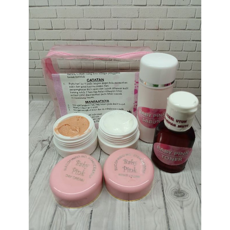 PAKET CREAM BABY PINK ORIGINAL / Cream Baby Pink 15 grm