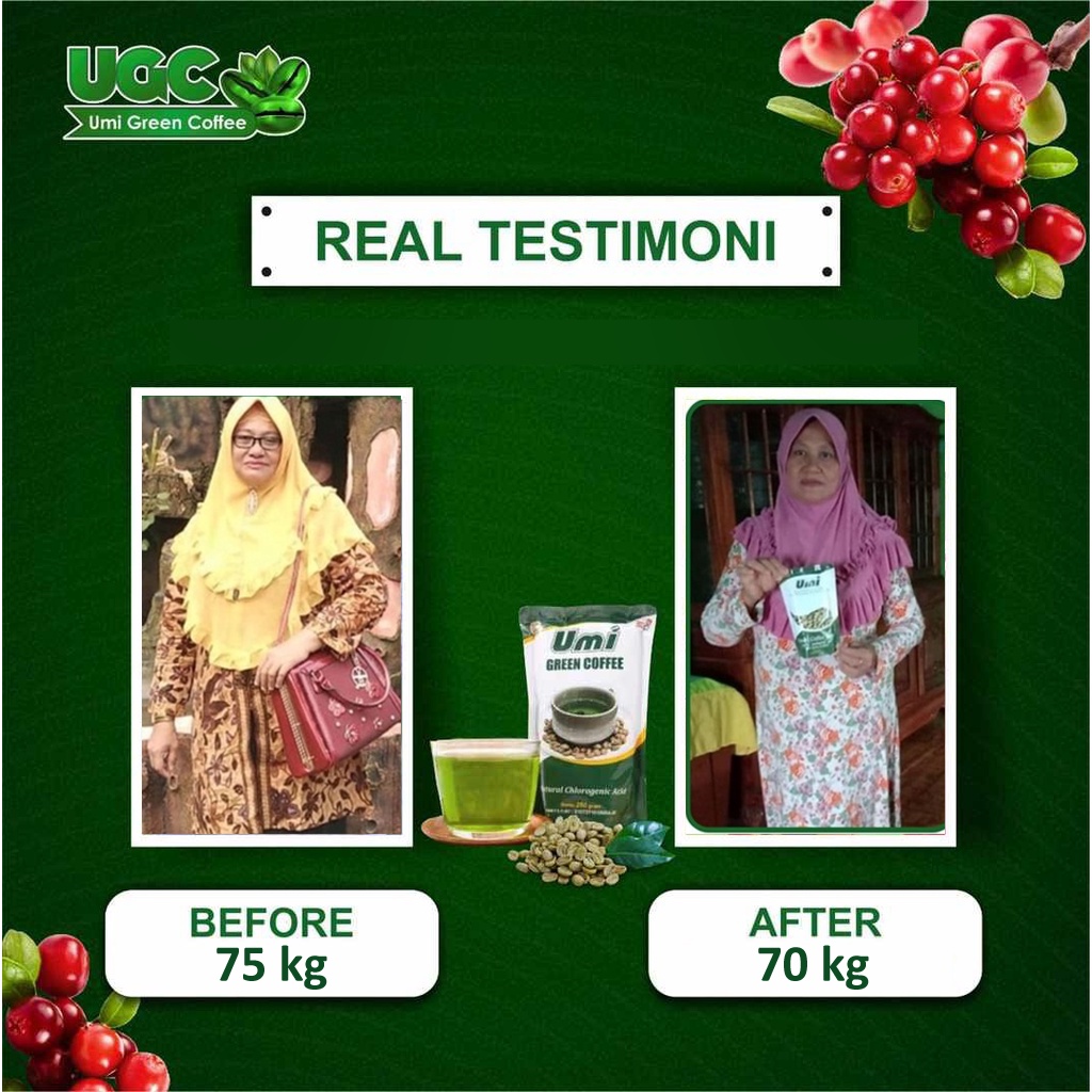 Umi Green Coffee Kopi Hijau Pelangsing Green Cofee Kopi Diet Herbal Biji Kopi Hijau Diet Organik Green Bean Coffee Peluntur Lemak Penurun Berat Badan Minuman Diet Pelangsing Alami Organic Raw Green Coffee Greencoffee GreenCoffe Diet Tea