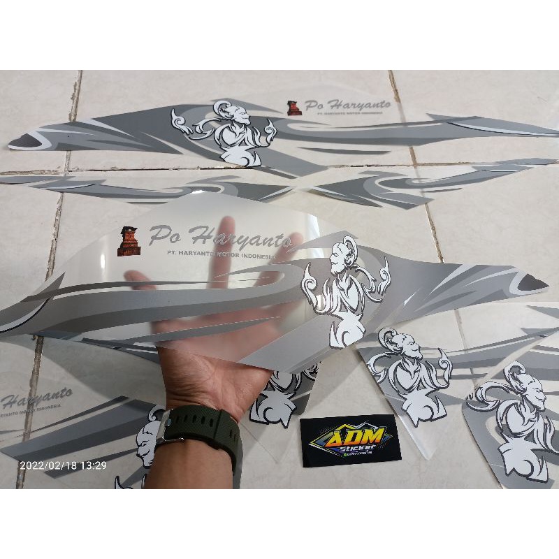 STRIPING TRANSPARAN MIO M3 PO HARYANTO CUSTOM