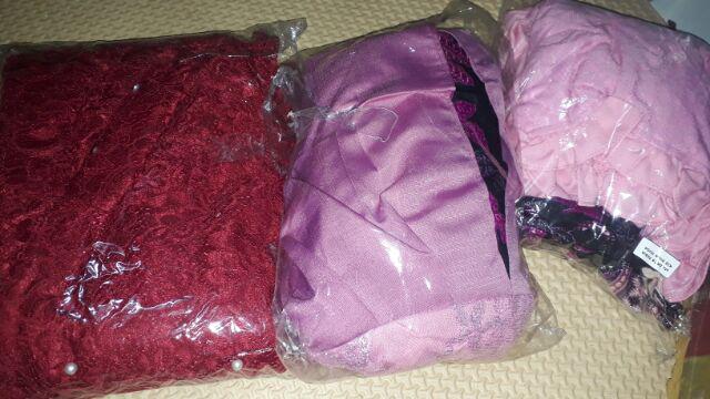 Cp Sarwendah Couple Sarwendah Gamis Brukat Batik