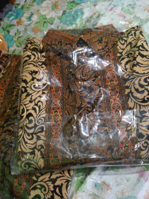 Kemeja Batik Anak Motif Kebaya
