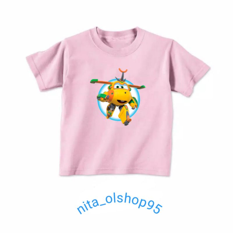 baju superwings baju anak karakter baju super wings