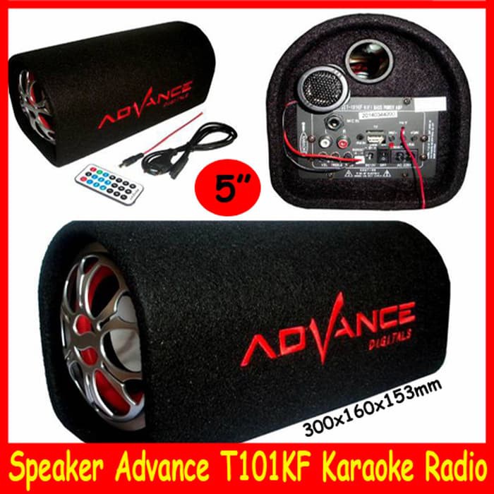 Termurah Speaker Aktif Tabung Mobil/Rumah Advance T101 KF