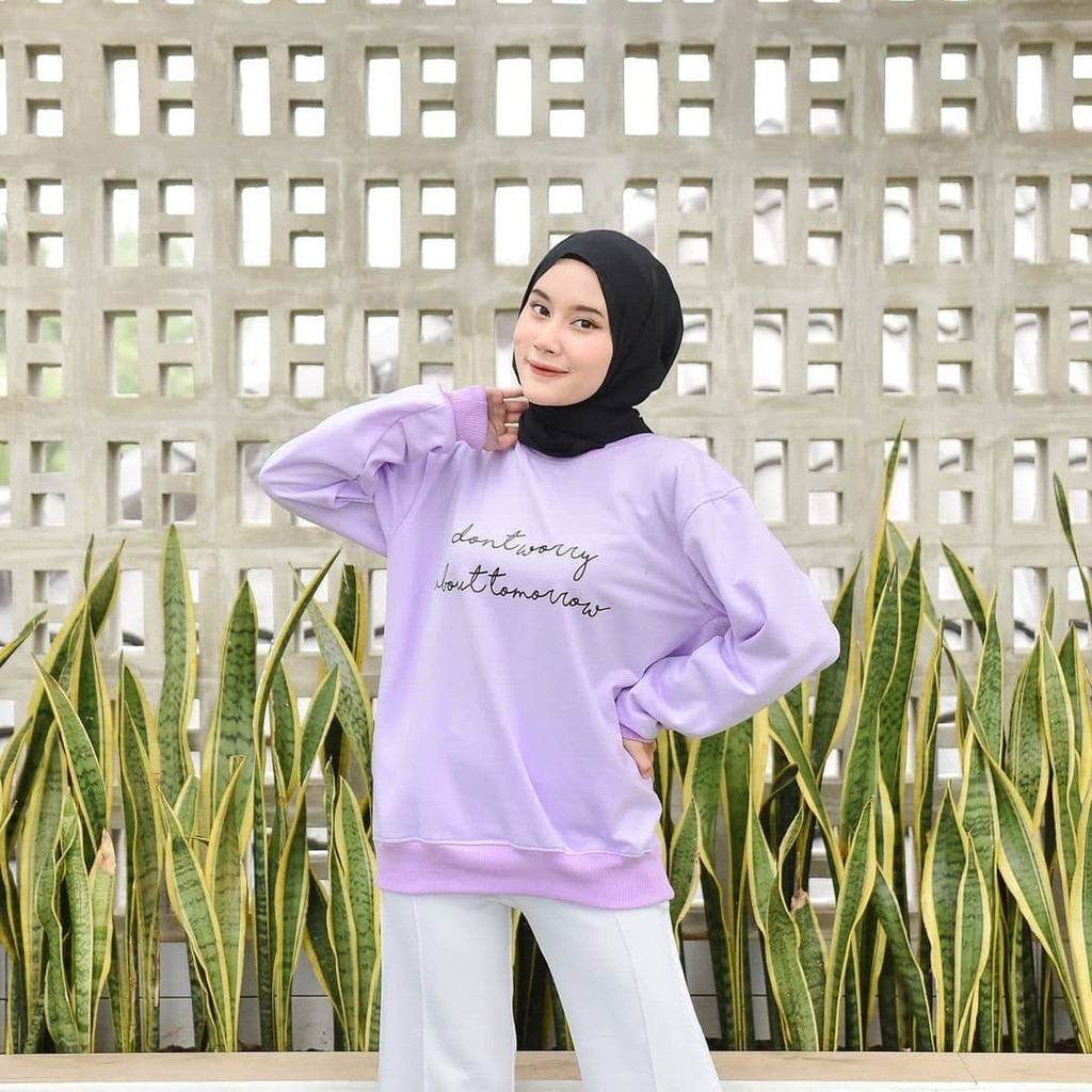 Nara Grosir - Dont Worry About Tomorrow | Fashion Terkini | Sweater Termurah