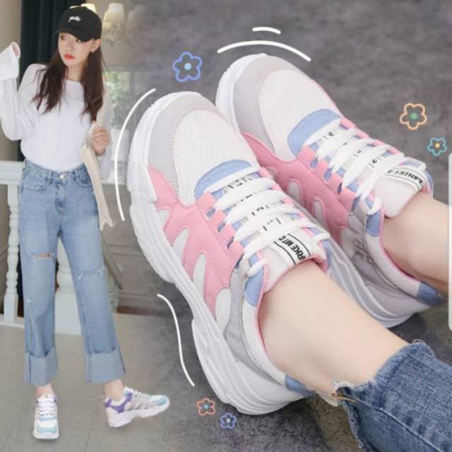 ABBUSHOES MD 912 Sneakers Wanita Bahan Kanvas-7
