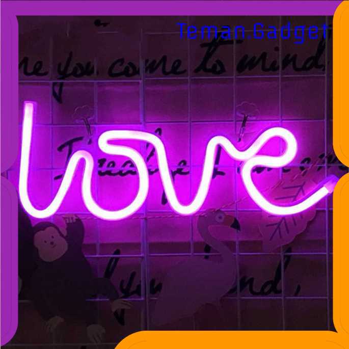 TG-DHA KEY-WIN Lampu Dekorasi LED Neon Light Model LOVE - M04